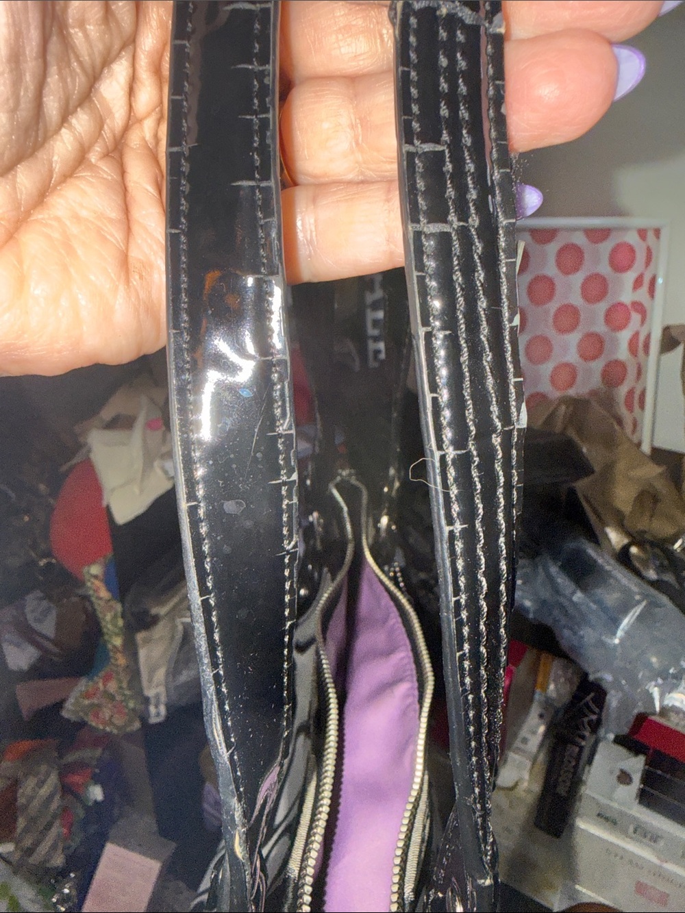 Coach Poppy Signature Metallic Hallie Tote - Picture 17 of 17